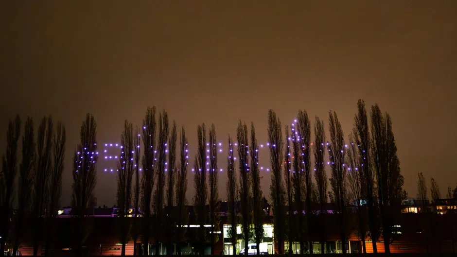 Drohnenshow statt Feuerwerk